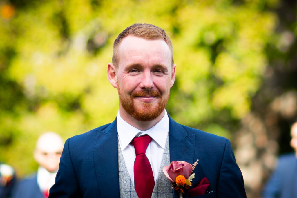 Autumn Wedding Groom