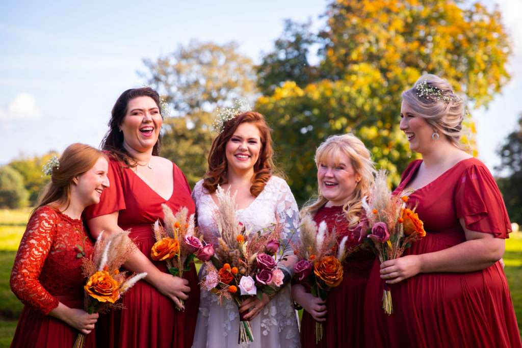 Autumn Wedding Bridesmaids