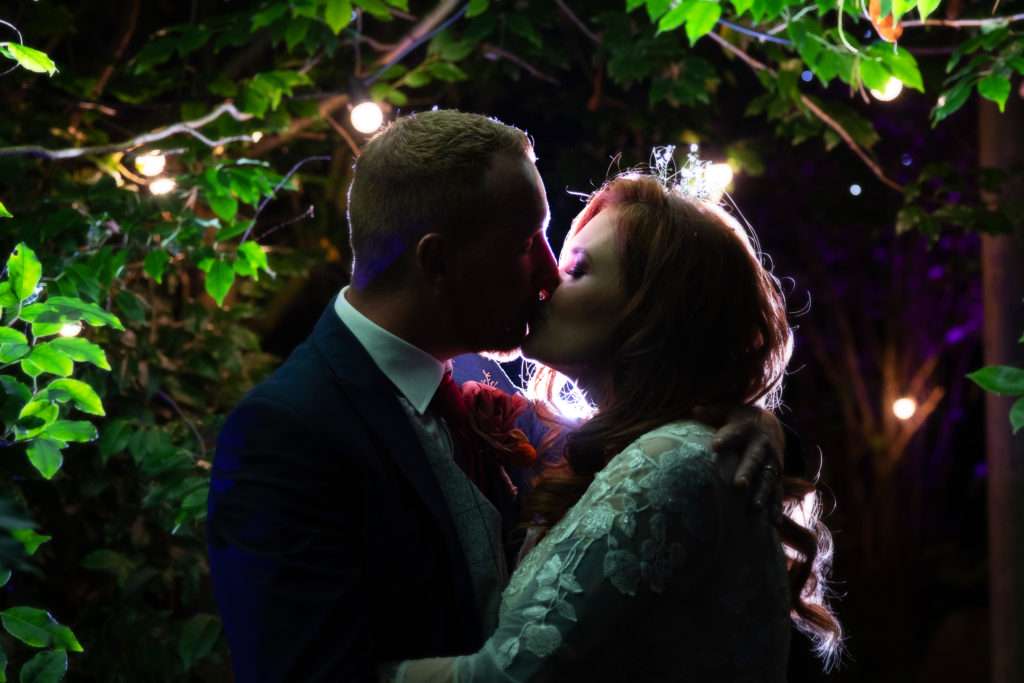 Autumn Wedding Night Photograph